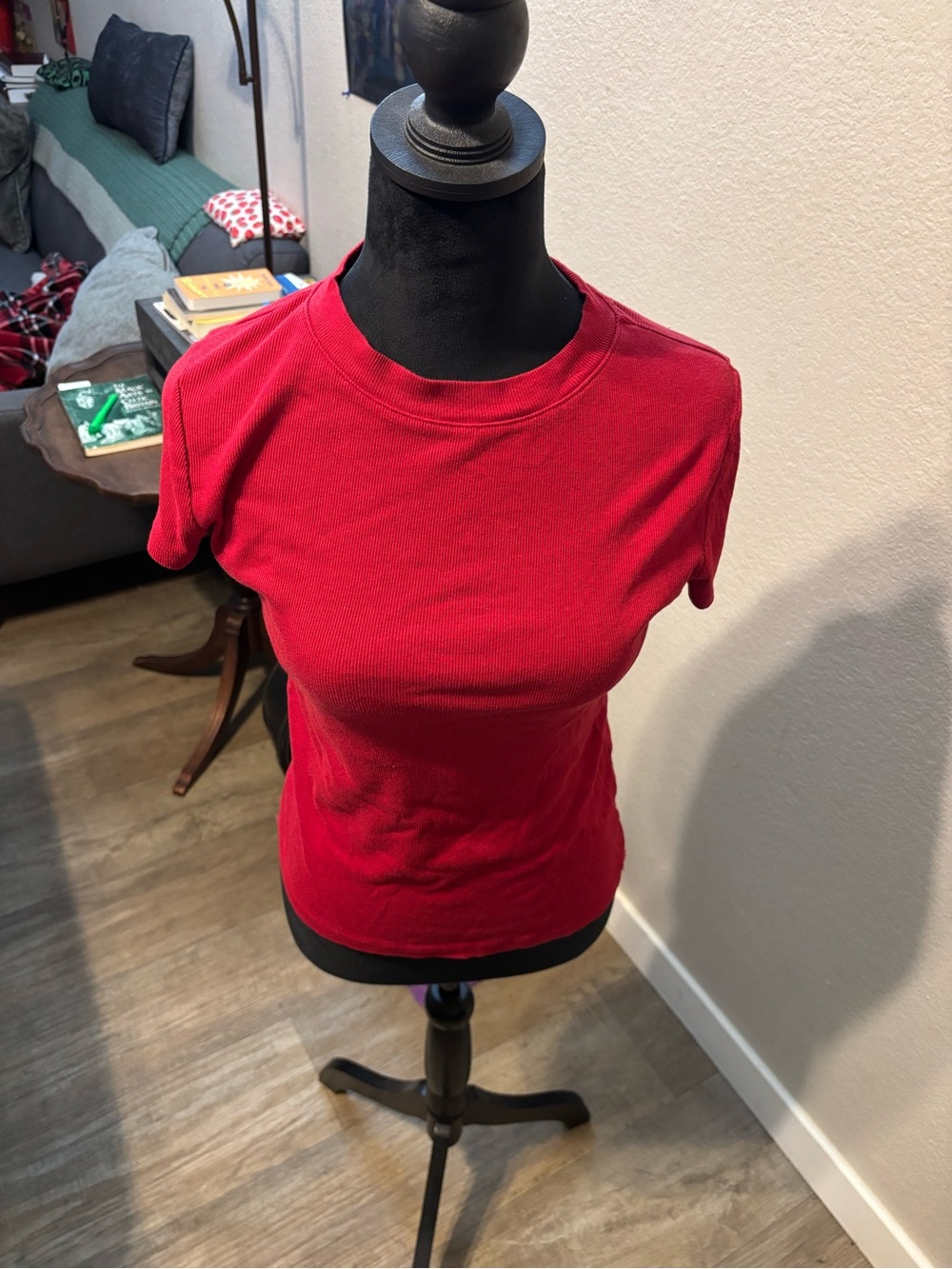 a new day Red Short-Sleeve Crewneck Tee